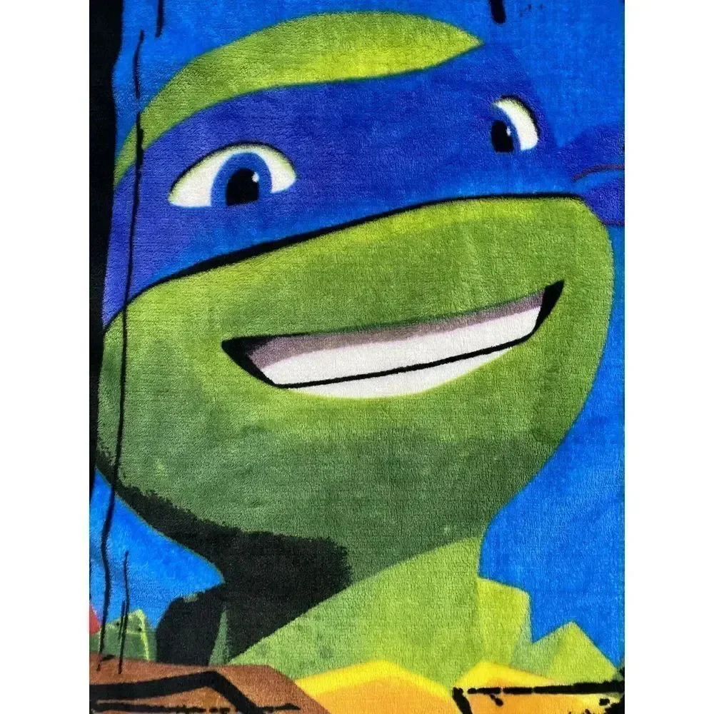 Nickelodeon Teenage Mutant Ninja Turtles Blanket Fleece Throw 48 x 33